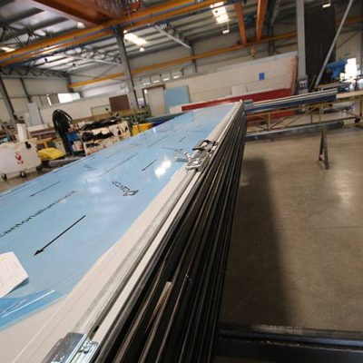 Portoni a libro pronti per la consegna